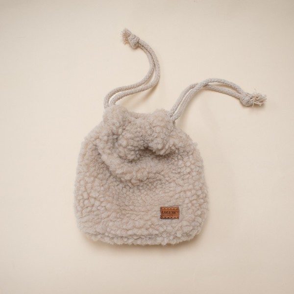 Drew&apos;s Dogwear Teddy // Godbidstaske i genanvendt sherpa (beige)
