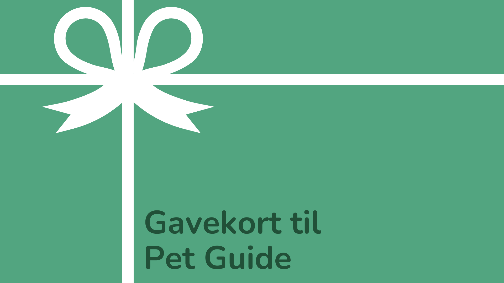 Gavekort til Petguide.dk