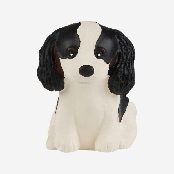 Hevea Puppy // Hundelegetøj i naturgummi (Cavalier King Charles)
