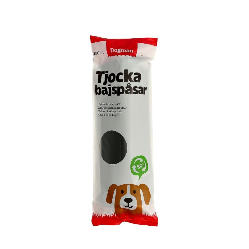 Høm høm poser, 150 stk. Ekstra tykke poser.