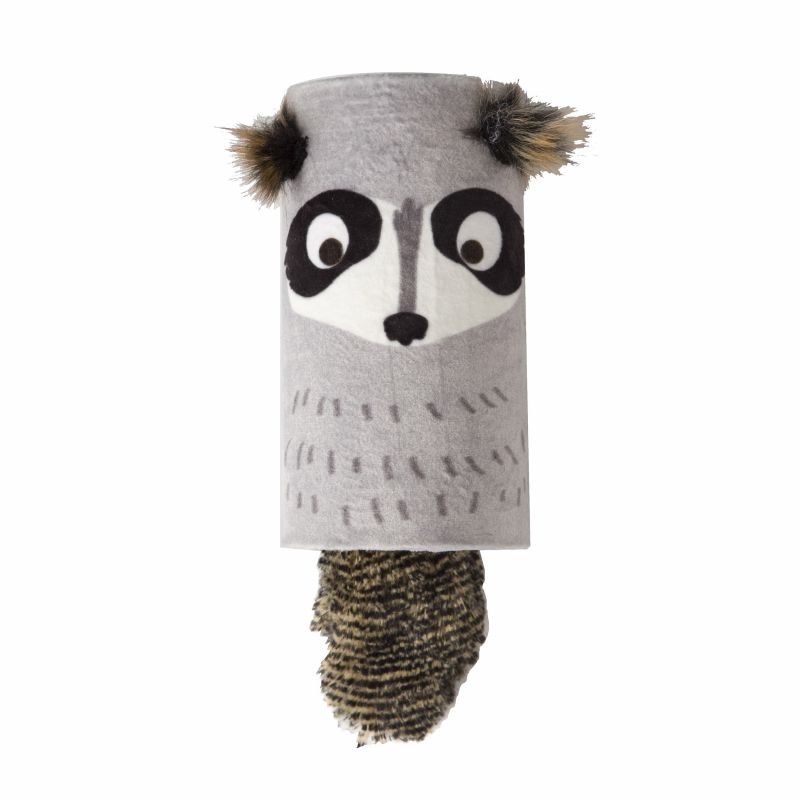 Melody Chaser Raccoon m. hale på elastik, og lyd-chip.