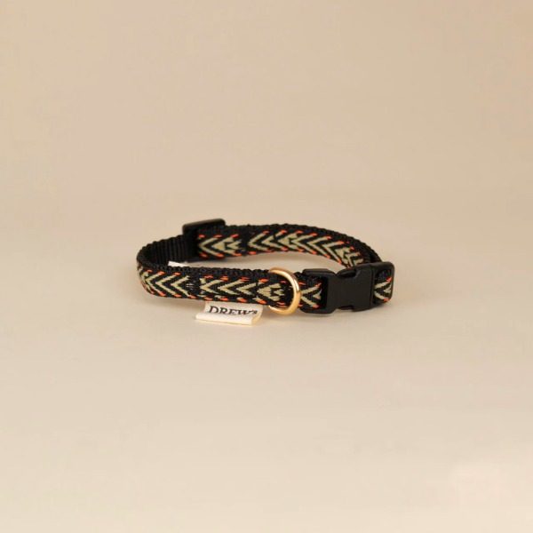 My First Collar // Adjustable Puppy Collar (bright orange) - S
