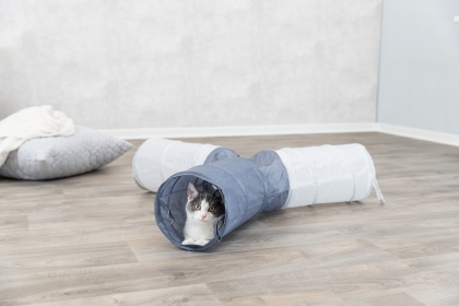 Playing tunnel for cats. Ass. farve.
