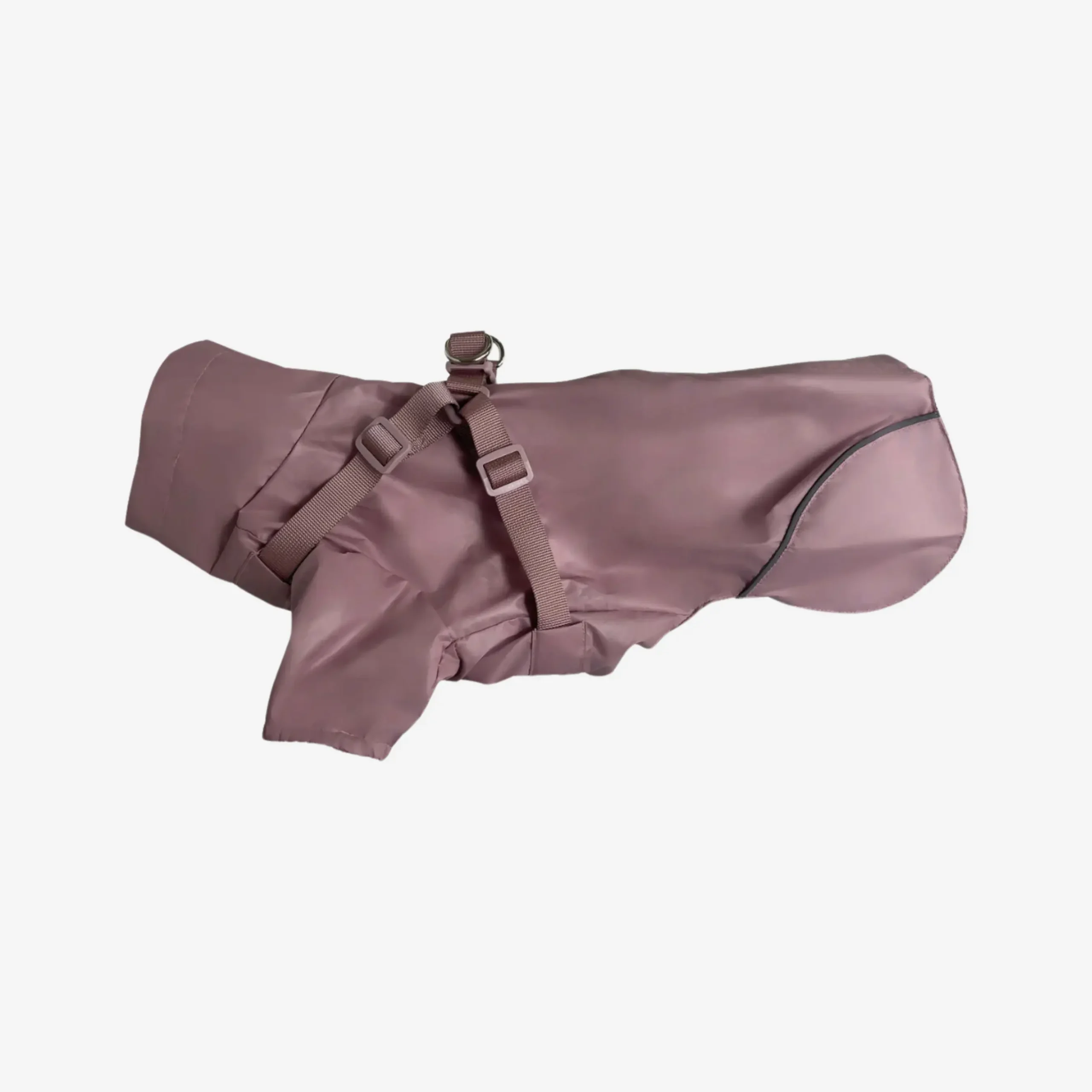 Puppy BohÃme // Step-in hunderegnjakke med sele (berry) - 2