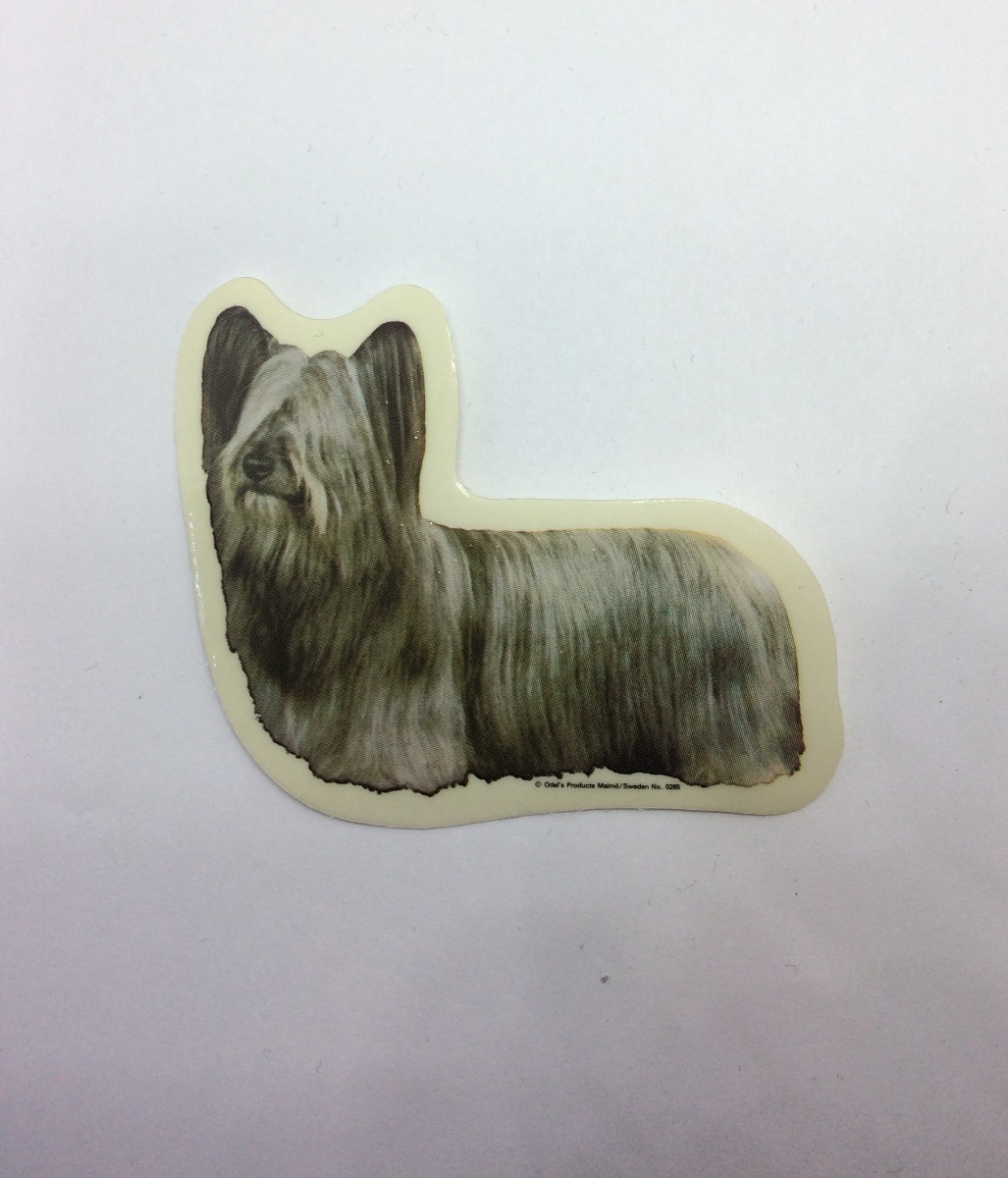 Skye Terrier, klistermærke.