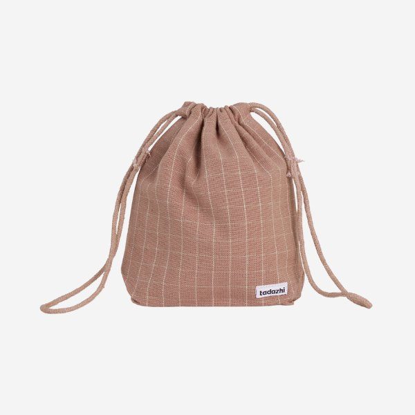 Tadazhi Treat Bag // Godbidstaske i økologisk bomuld (rosaternet)