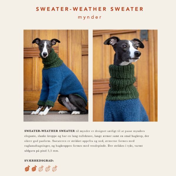 WEAR FIFI // Strikkeopskrift på hundesweater til mynder